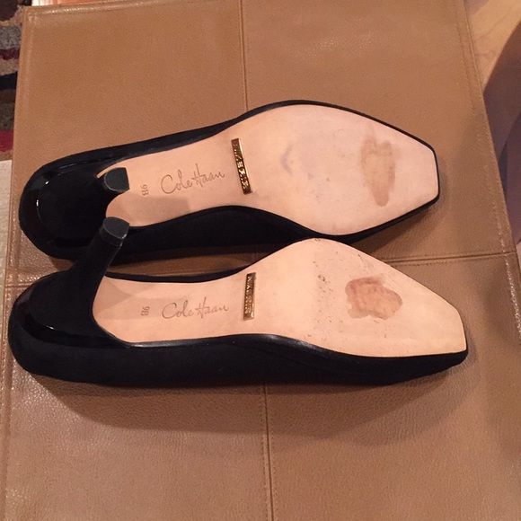 🔥 NWOT Cole Haan/Nike Air black suede heels - Picture 4 of 8
